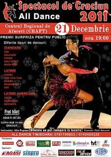 AFISSpectacolAllDanceTimisoaraVarianta13-12-2011