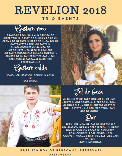 Revelion 2018 la Hotel Restaurant Trio