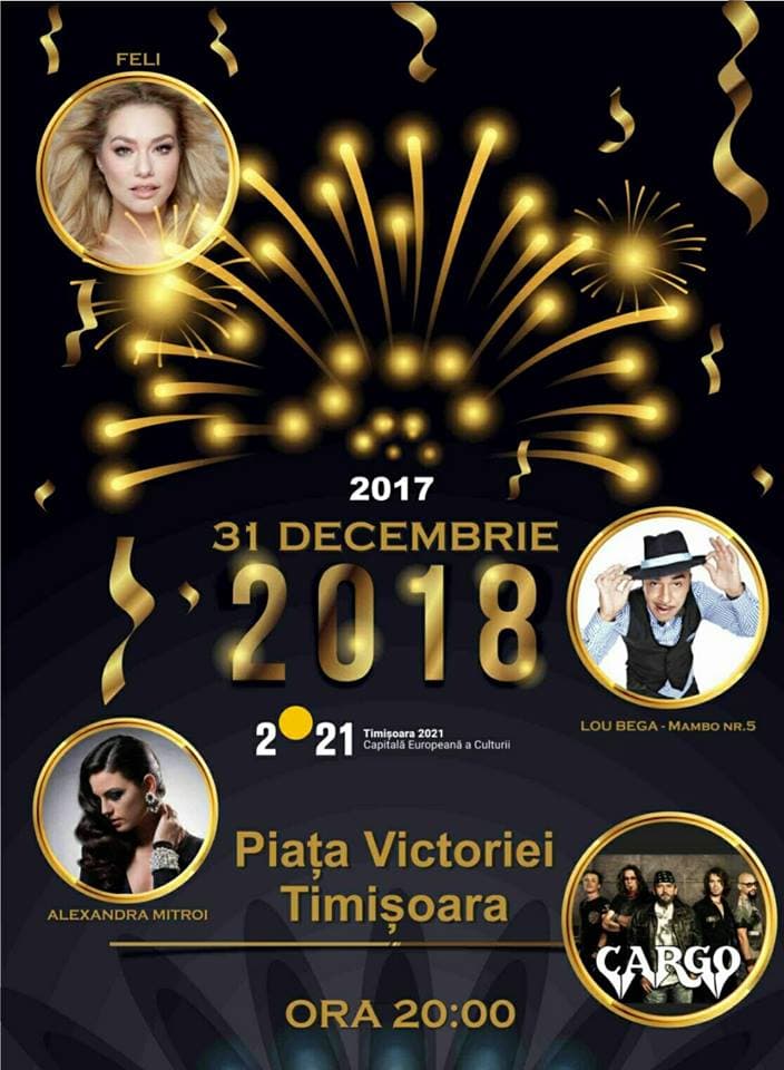 Revelion 2018 in Piata Victoriei